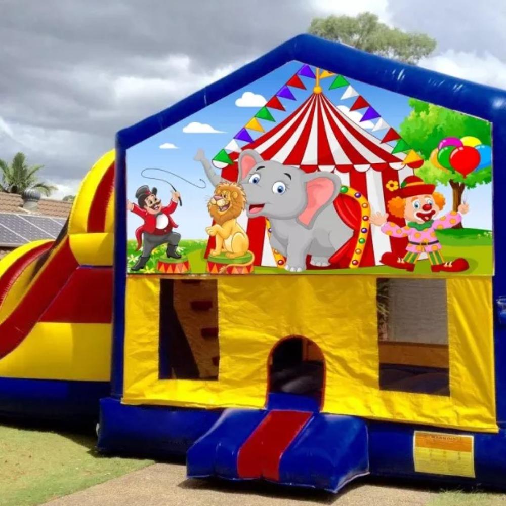 Circus Large Banner Jumping Castle