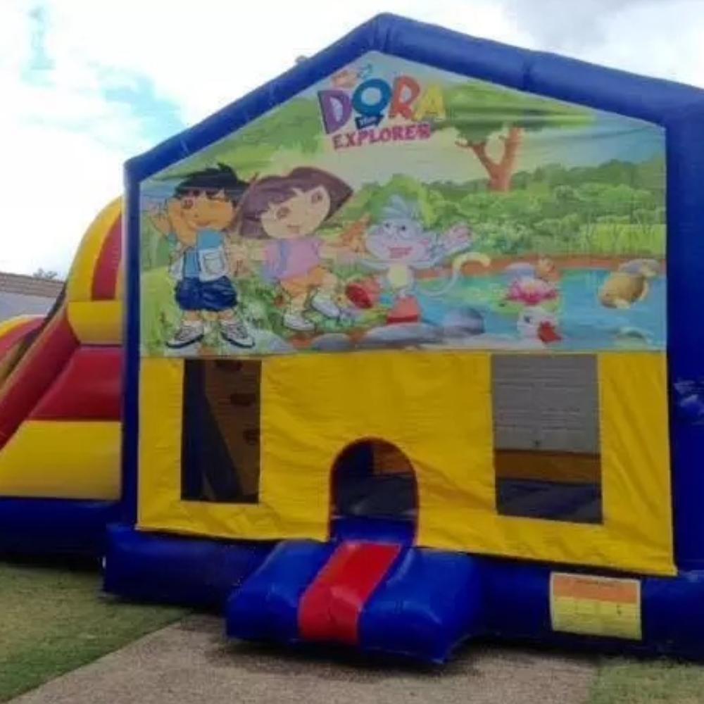 Dora the Explorer Large Banner Jumping Castle