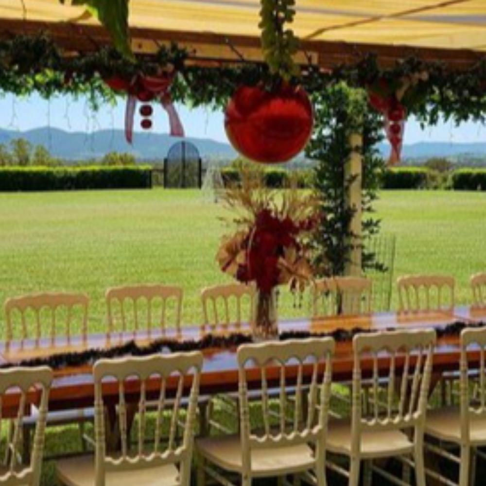 Farmhouse White Timber Chairs