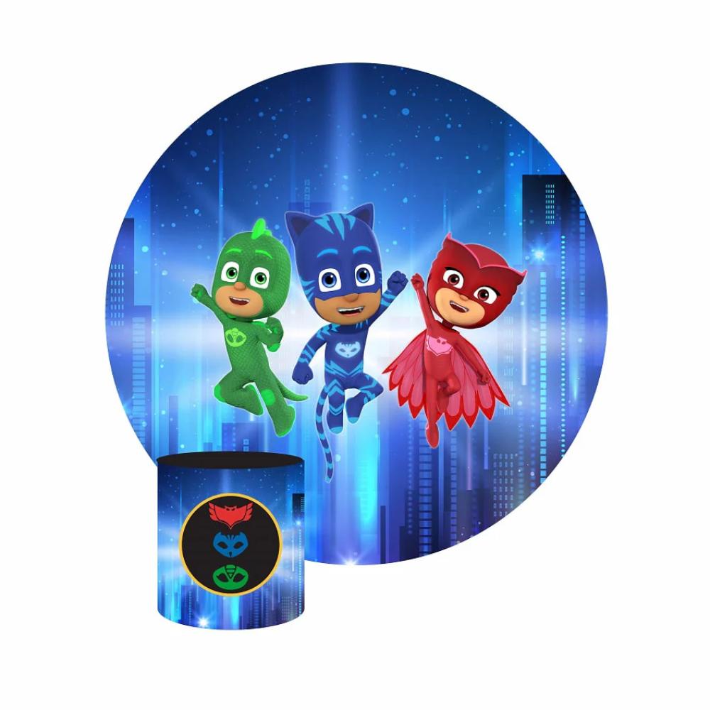 PJ Masks Round Backdrop Package