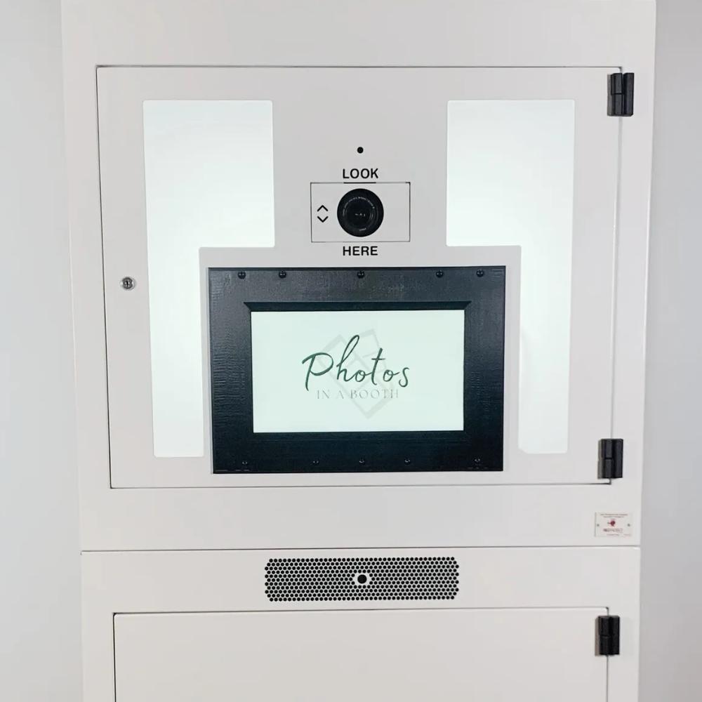 White Kiosk Booth