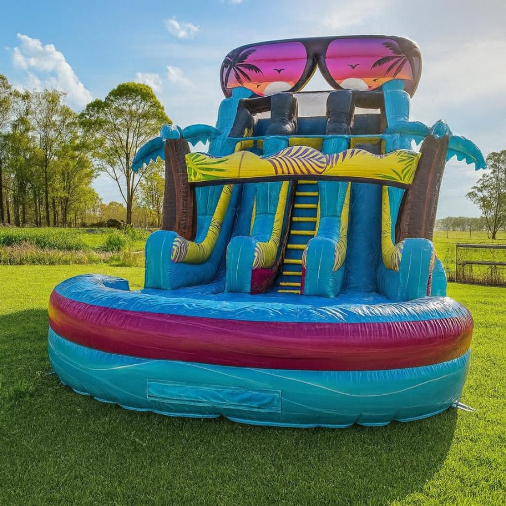 Swim Shady Inflatable Waterslide