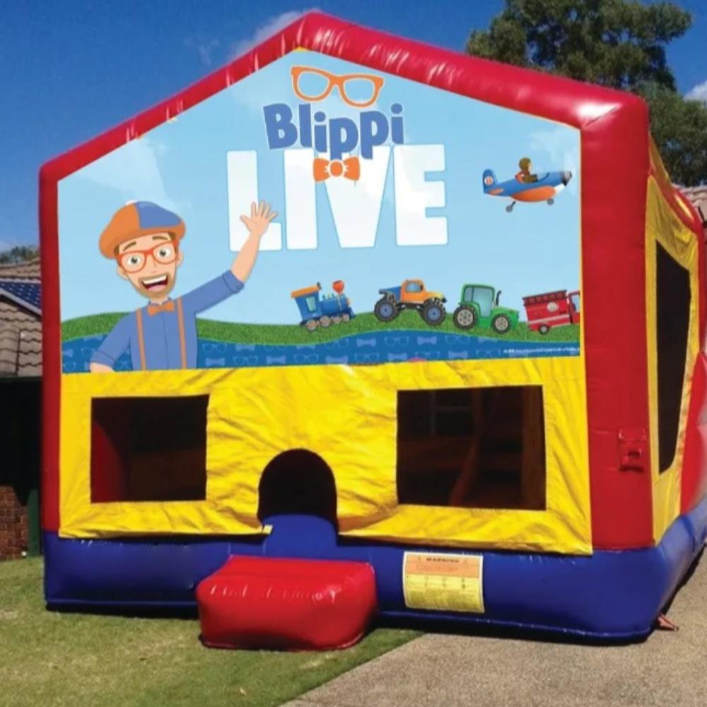 Blippi Live Medium Banner Jumping Castle