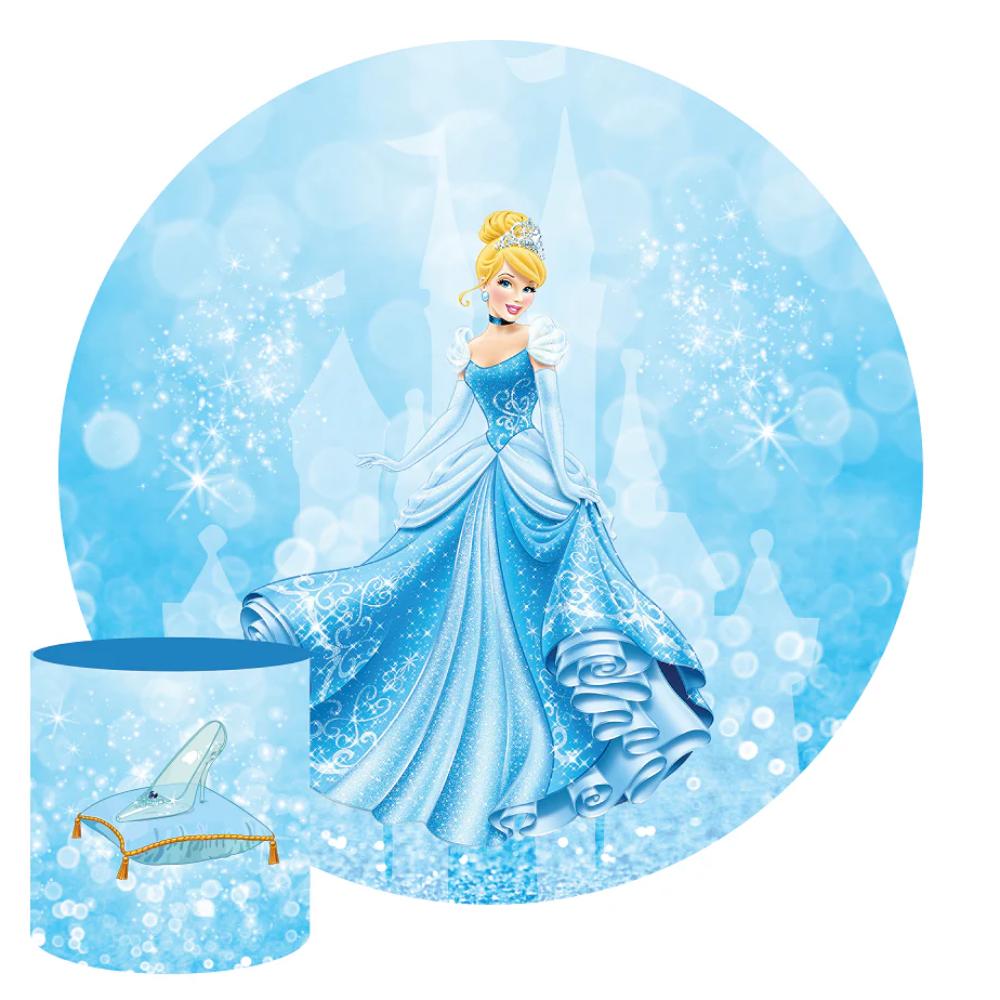 Cinderella Round Backdrop Package