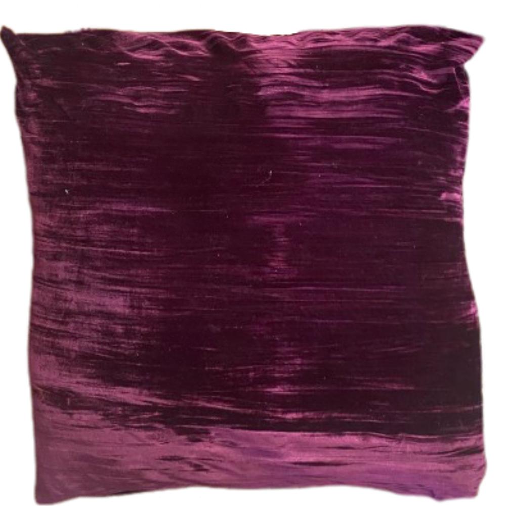 Burgundy Velvet Cushion Large