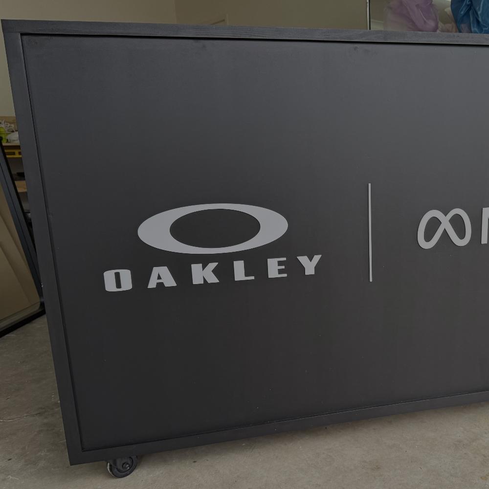 Custom Cart Hire (includes custom black colour & custom acrylic signage for front of cart)