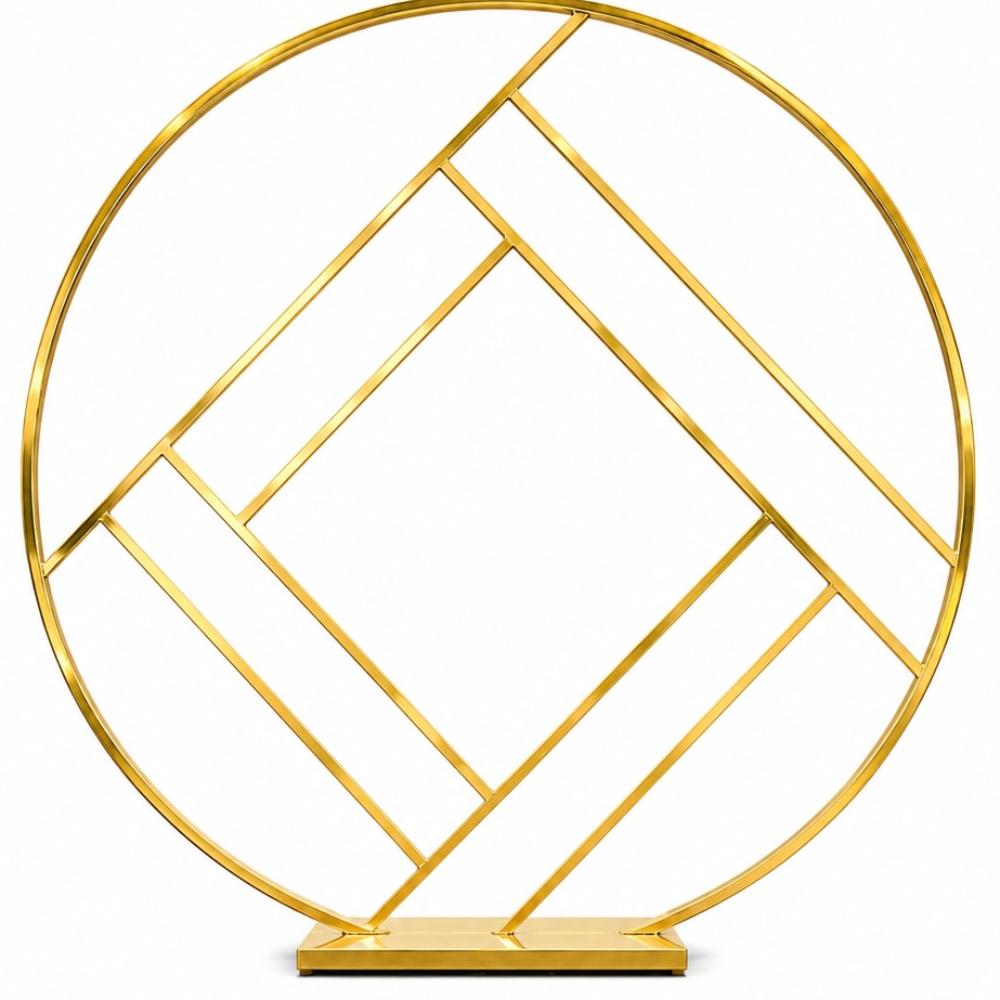 Backdrop - Gold Circle Geometric backdrop Stand