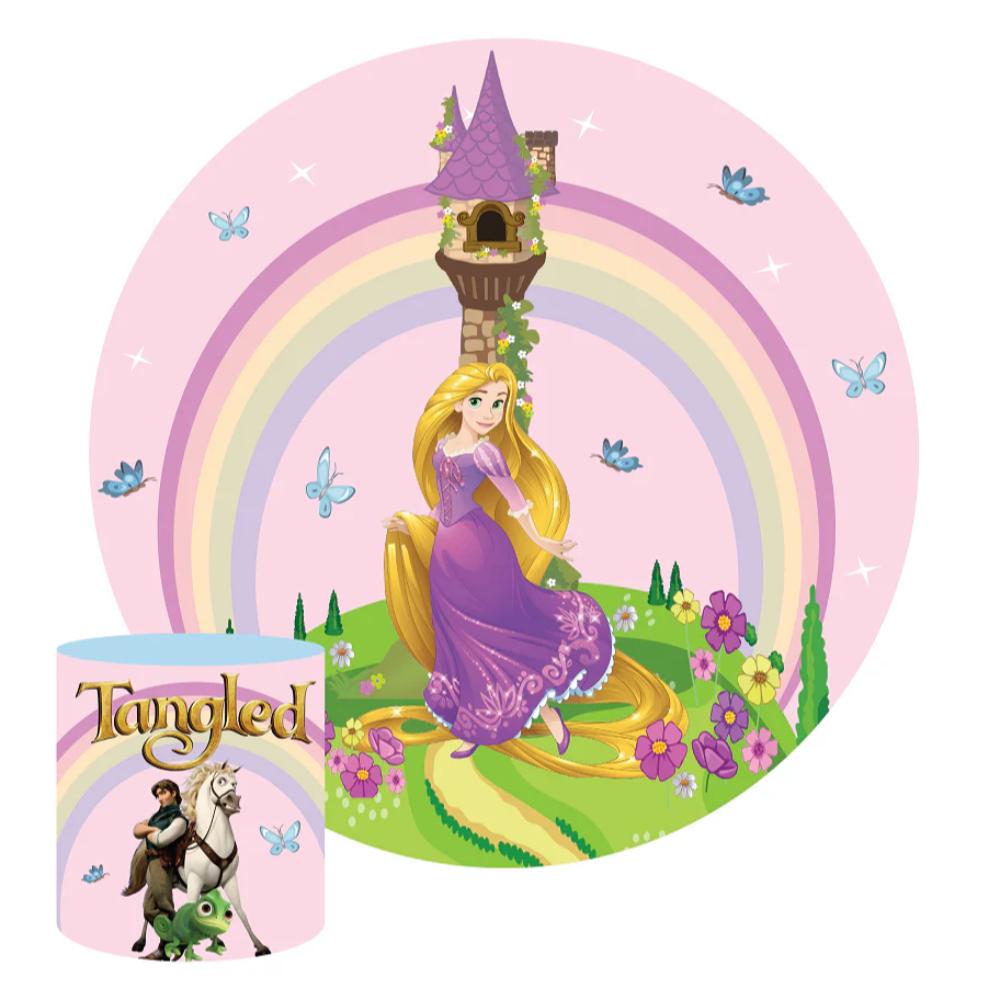 Tangled Round Backdrop Package