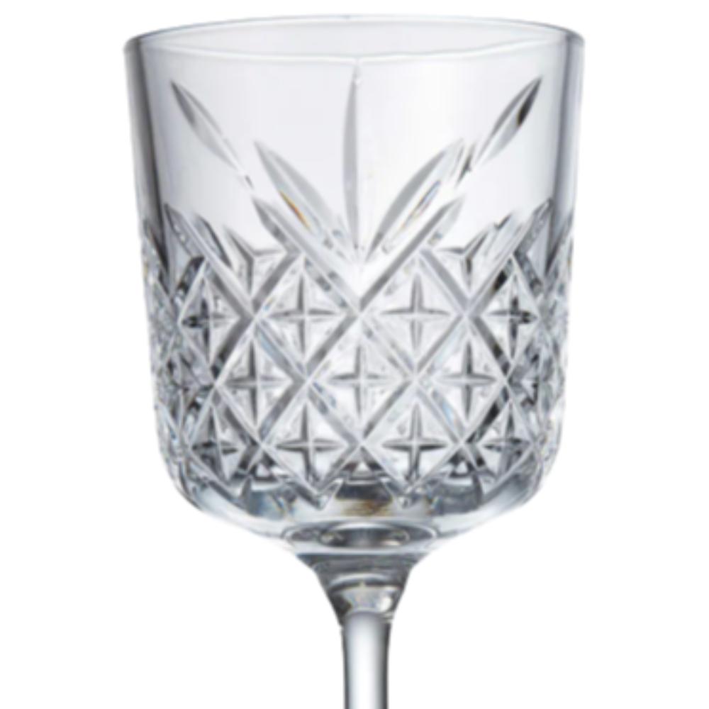 Crystal Cut Wine Glass