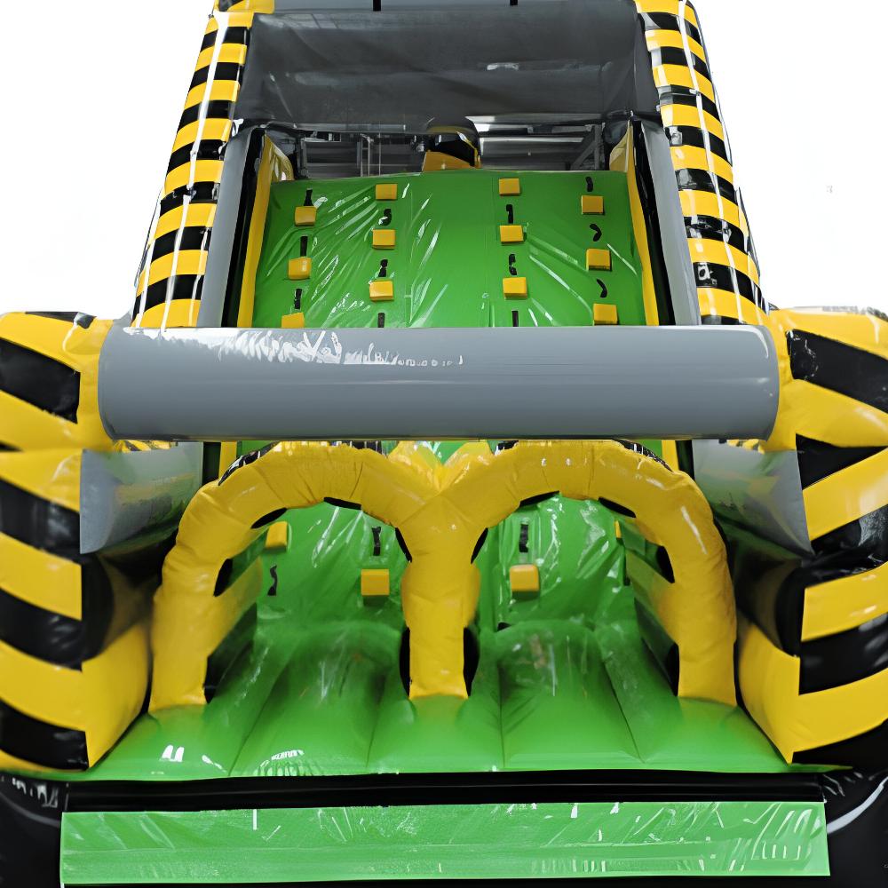 10m Nuclear Rock Wall Inflatable Obstacle Course