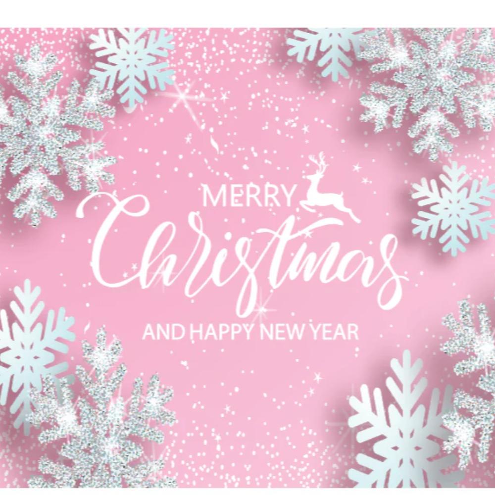 Merry Christmas and Happy New Year Rectangle Backdrop 2