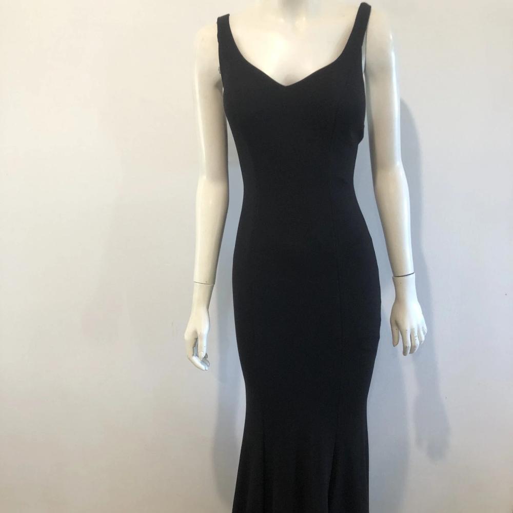 Miss Anne Long Gown - Black Size 10