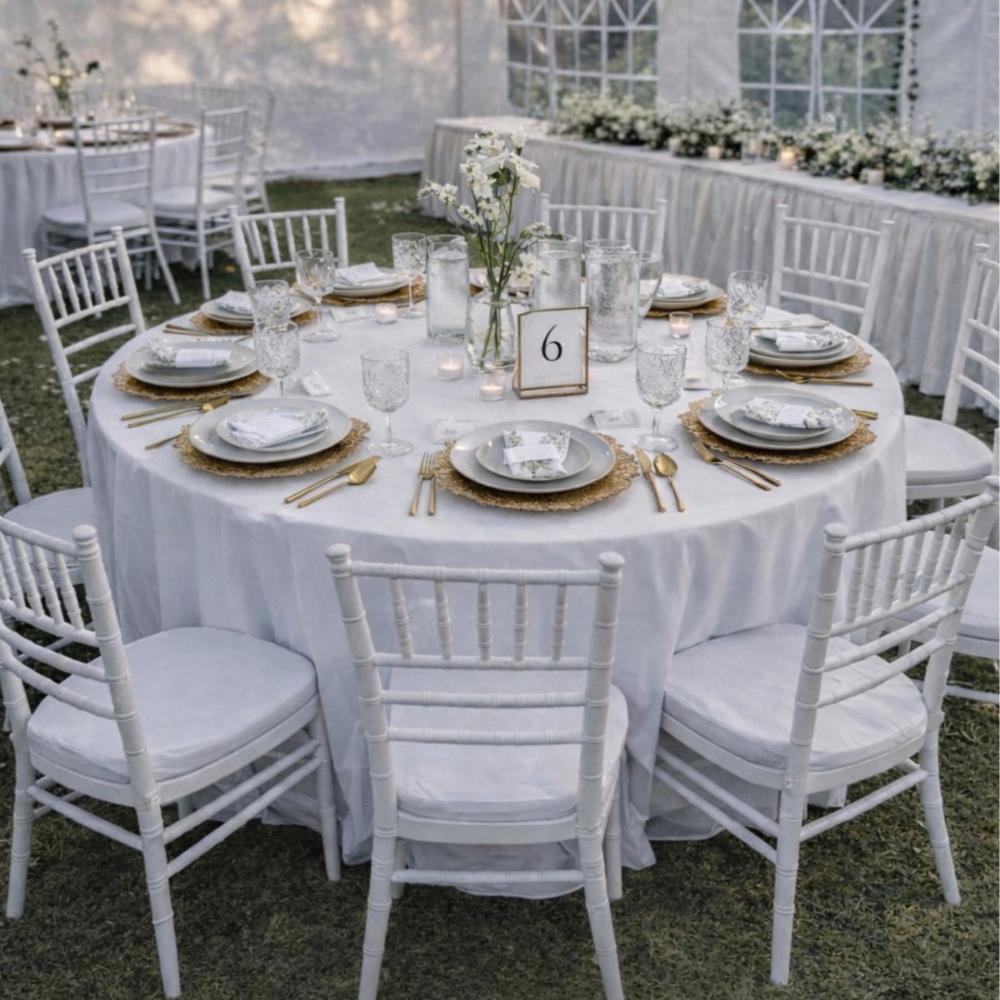 Bundle - Premium Round Table Setting Package (10 Guests)