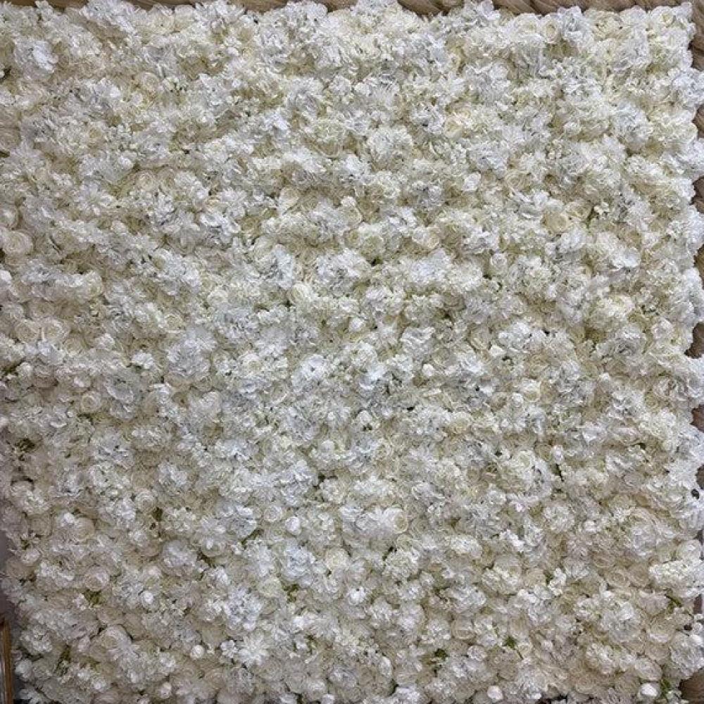 Beaulah Flower Walls - White 2.4mt x 2.4mt