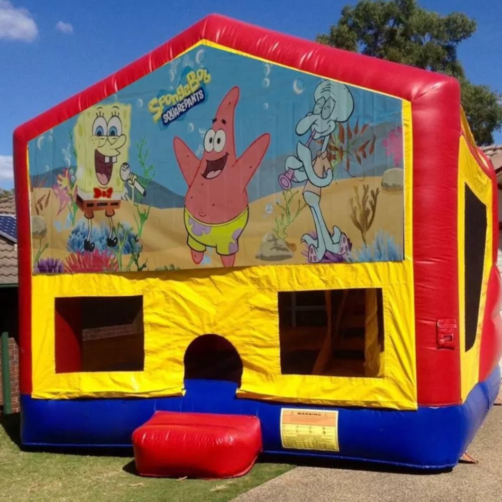 Spongebob Squarepants Medium Banner Jumping Castle