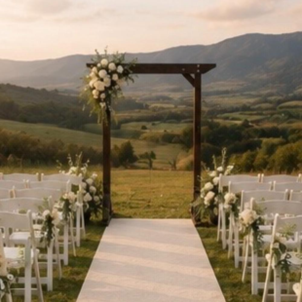Timber Wedding Arbour For Hire