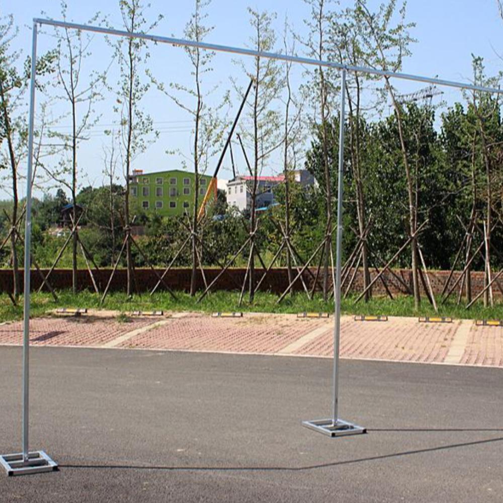 Backdrop - 6 x 3 m silver backdrop stand