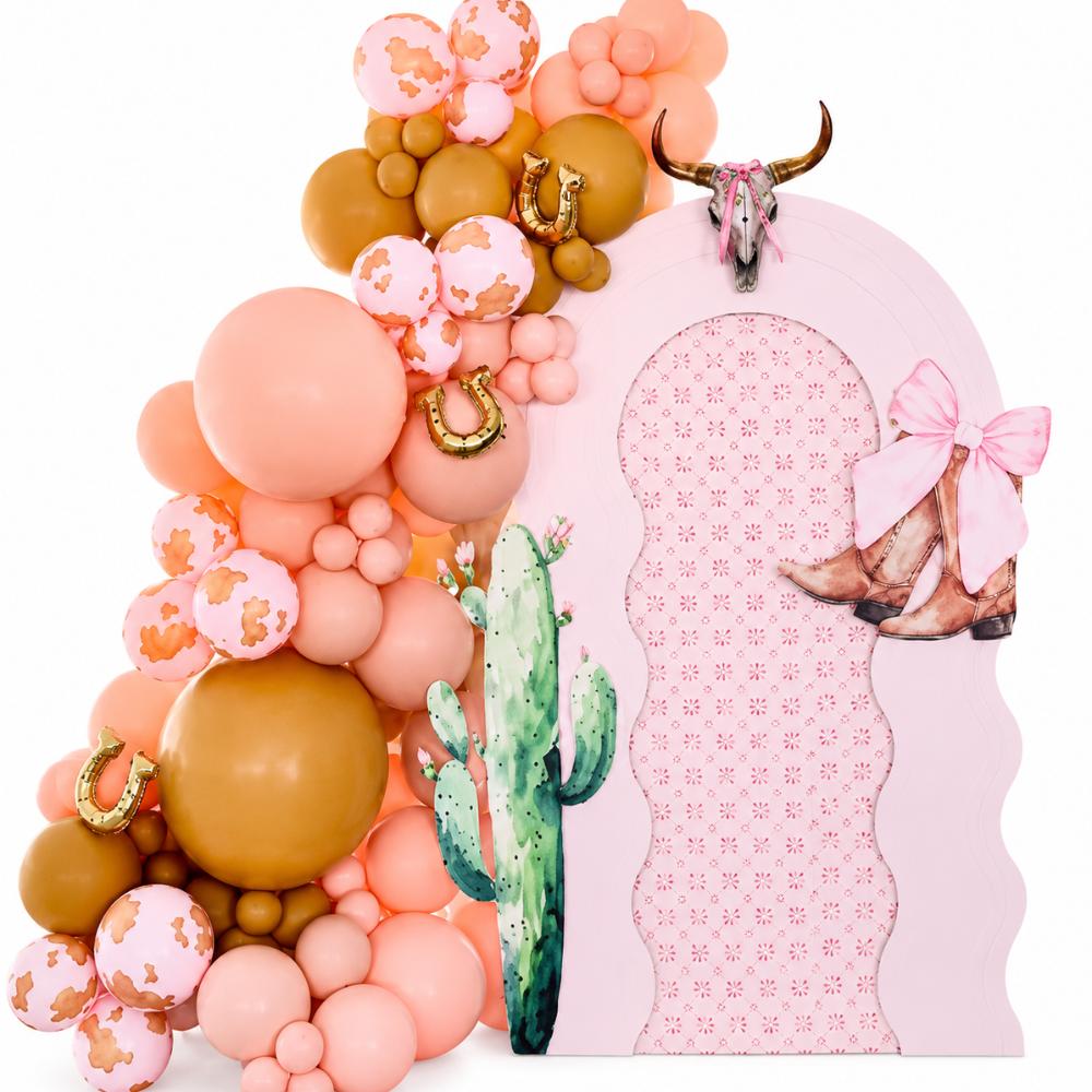 Backdrop - Pink Rodeo Personalised Backdrop Package
