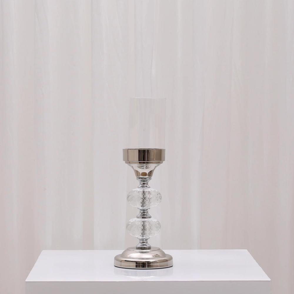 Ana Candlestick - Small/Silver