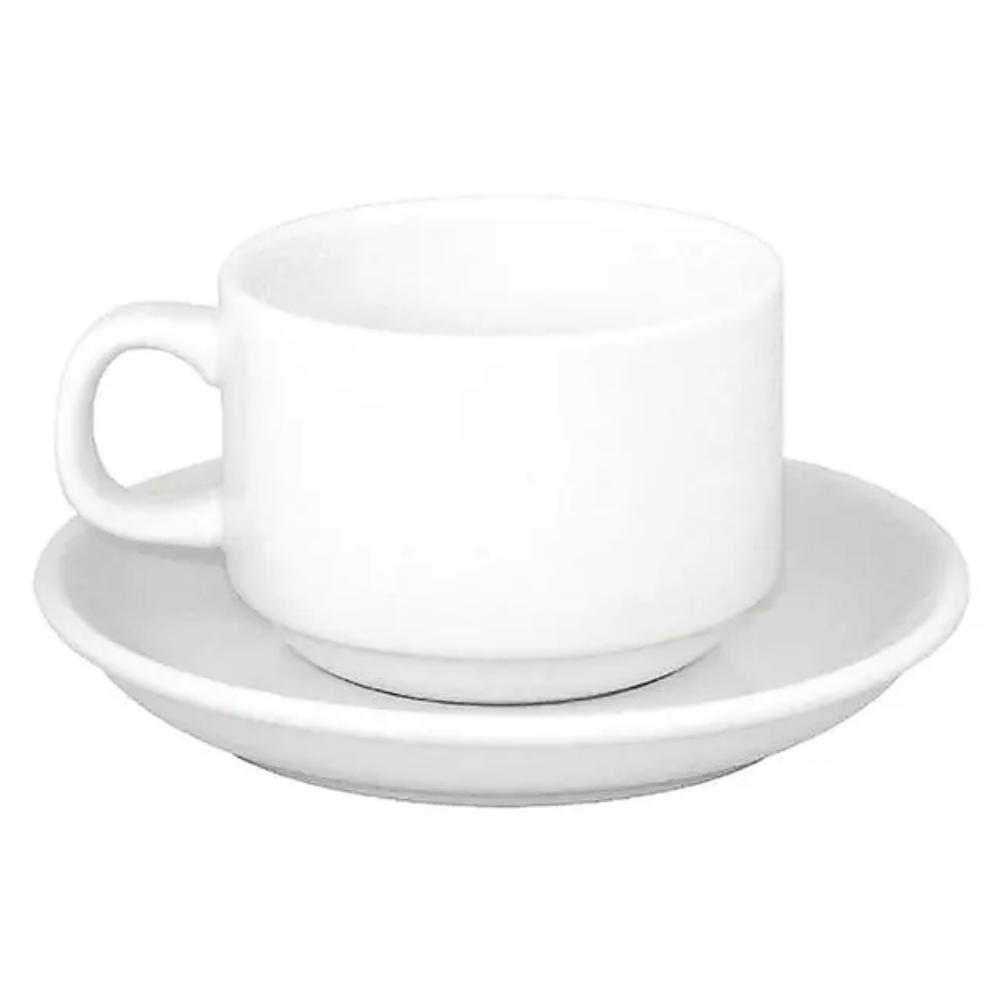 Cup and Saucer WHITE (10 Pack)