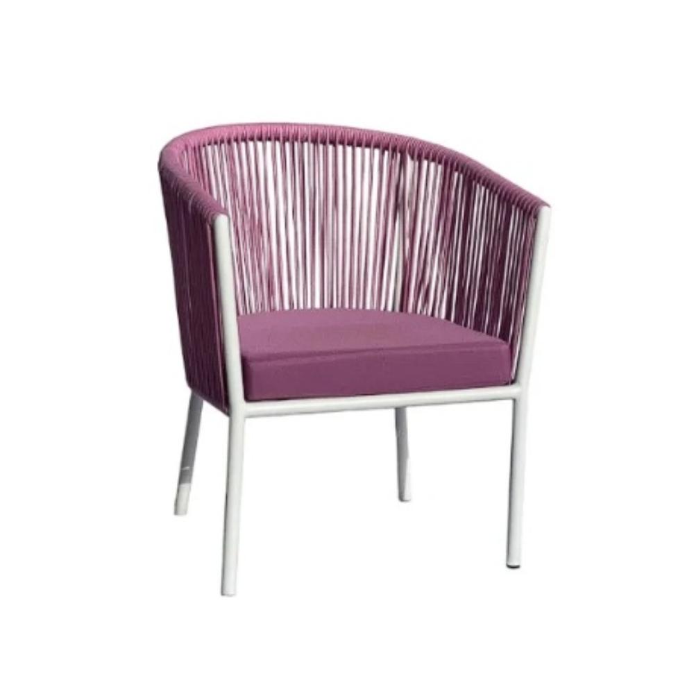 Chair - Outdoor Fuchsia Rope Chair