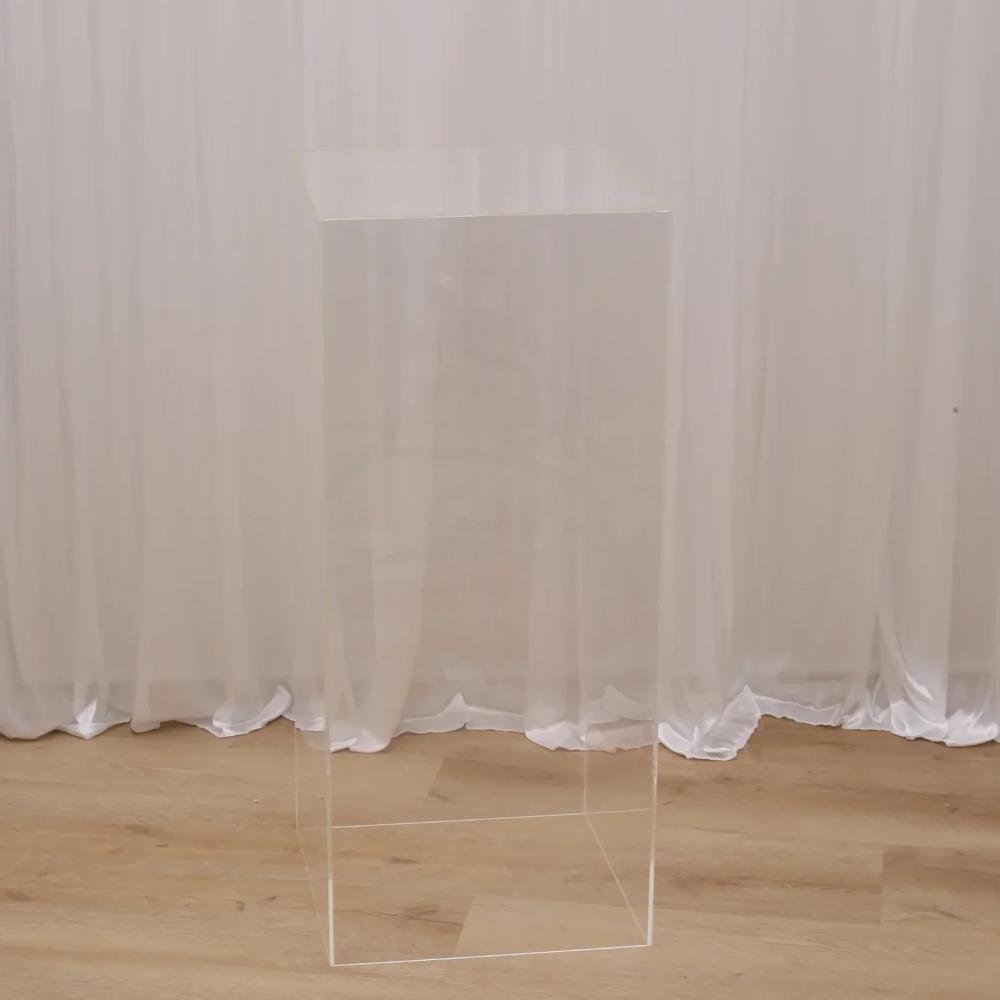 Clear Acrylic Plinth