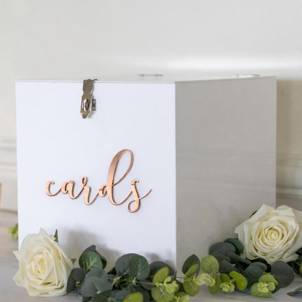 White Acrylic Gift Box