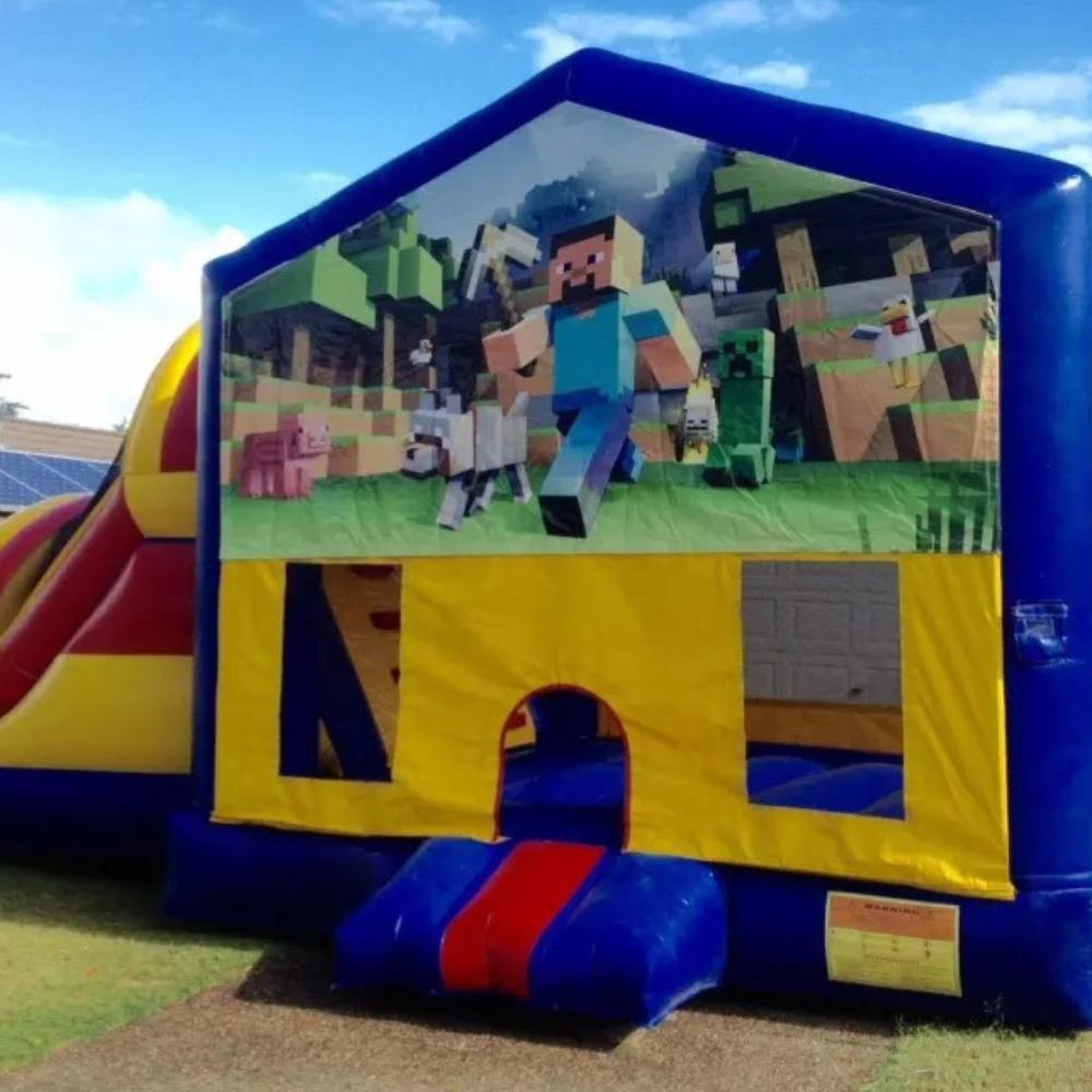 Minecraft Large Banner Jumping Castle