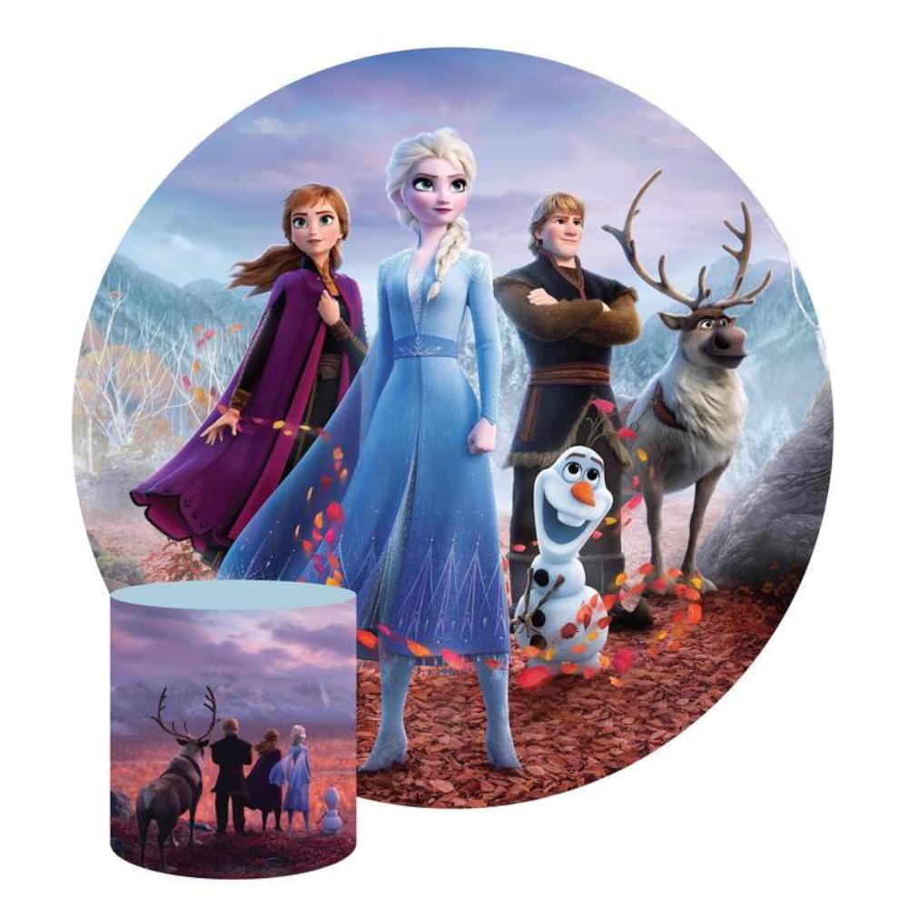 Frozen Round Backdrop 2 package