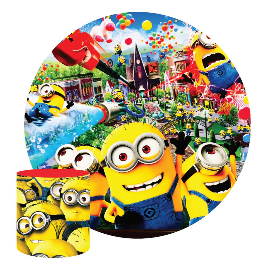 Minion Round Backdrop Package