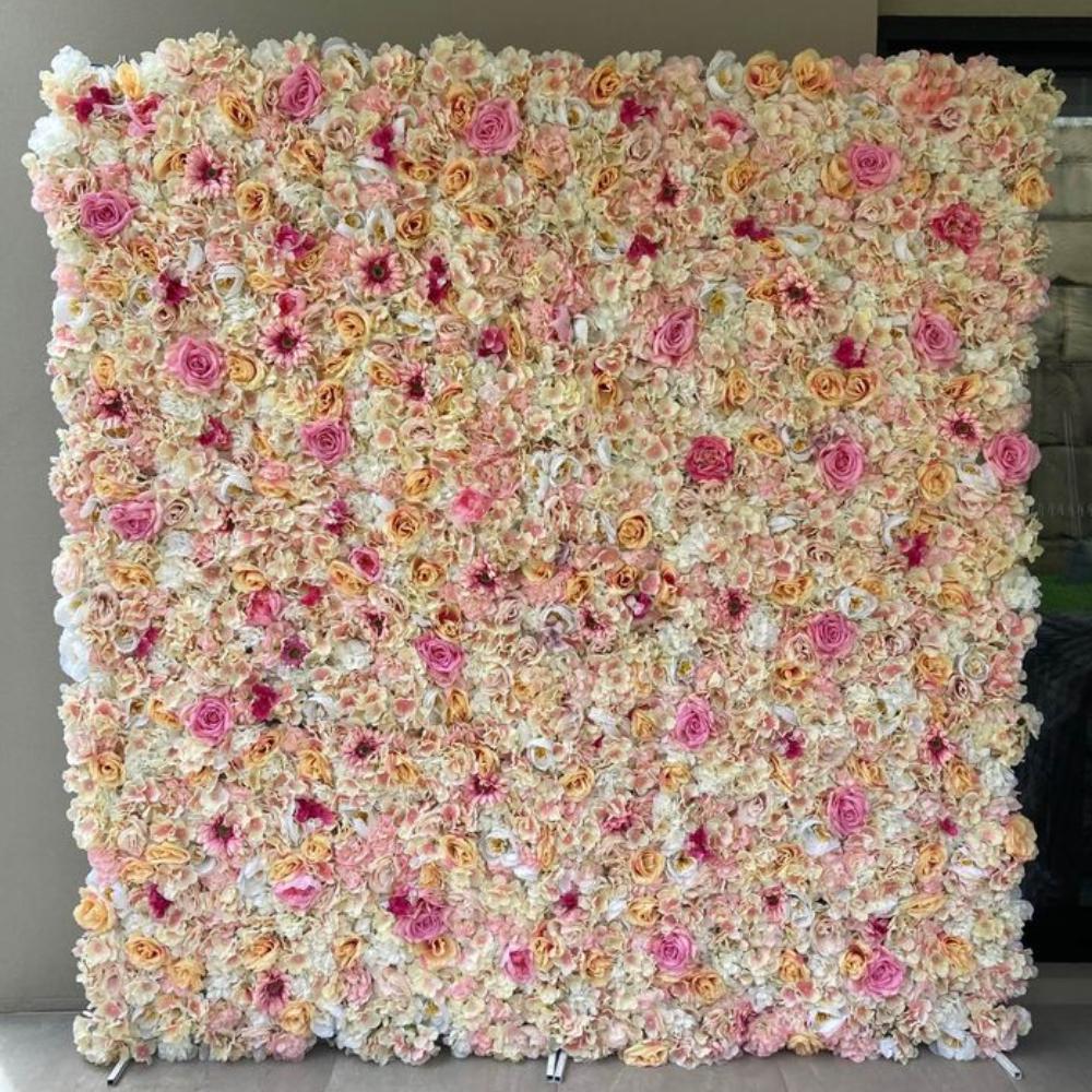 Pink Flower Wall