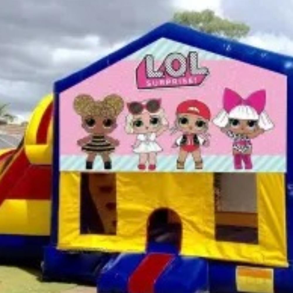 LOL Surprise Large Banner Jumping Castle