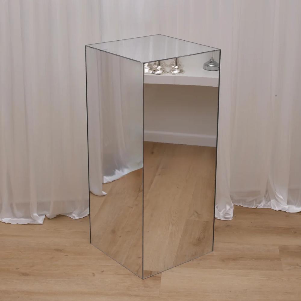Odette Plinth Mirrored - 80cm High