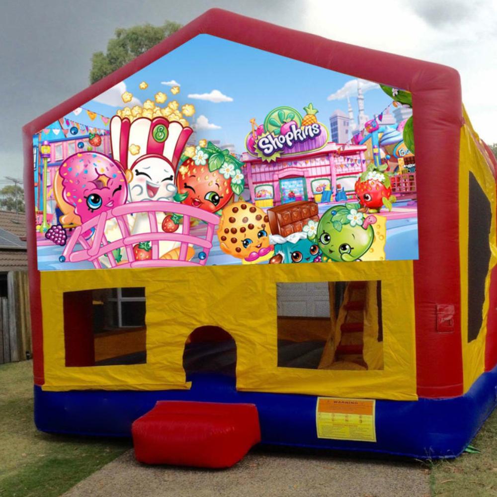 Shopkins Medium Banner Jumping Castle