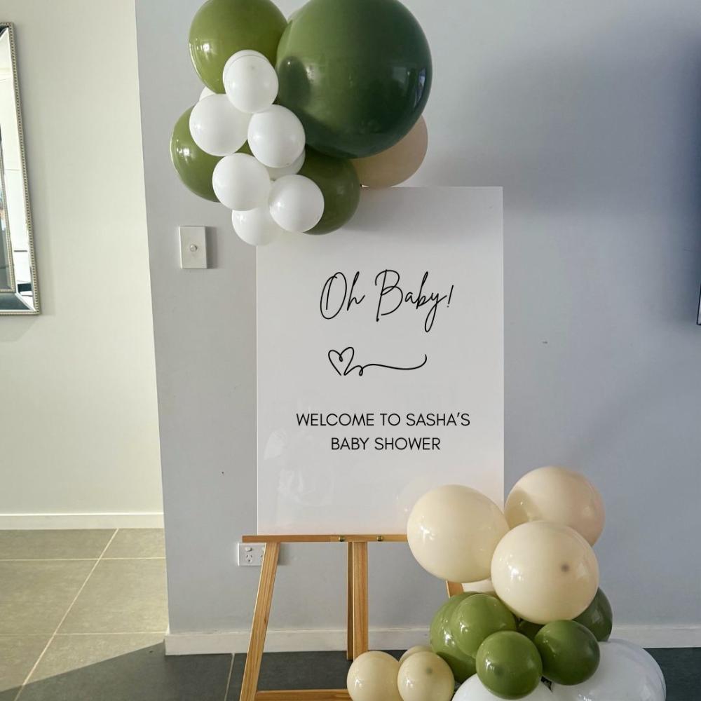 "Stay Simple" Sign, Decal & Balloon Package