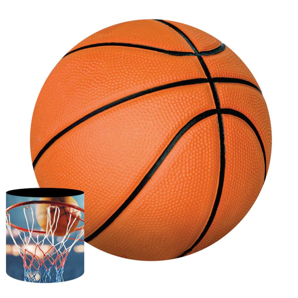 Basketball Round Backdrop Package