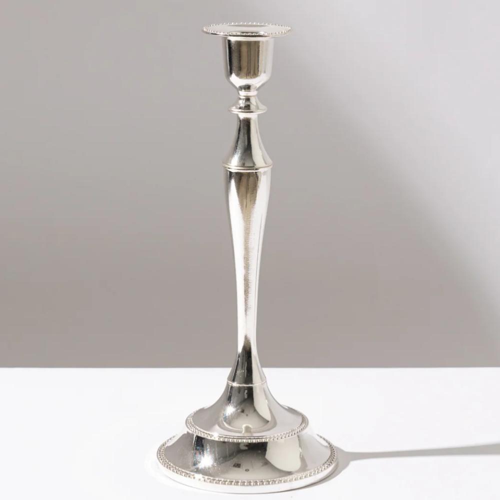 Tall Antique Silver Holder