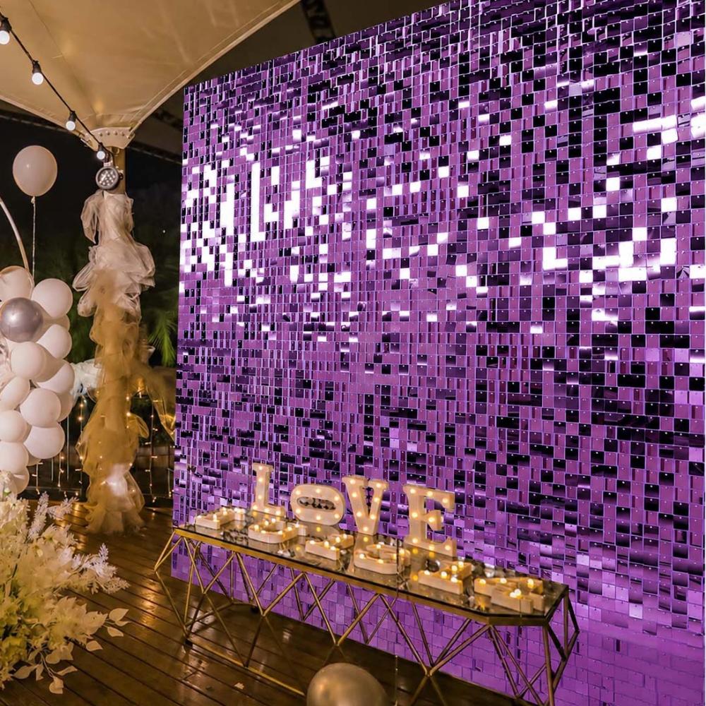 Shimmer Wall Purple 4.2m x 2m
