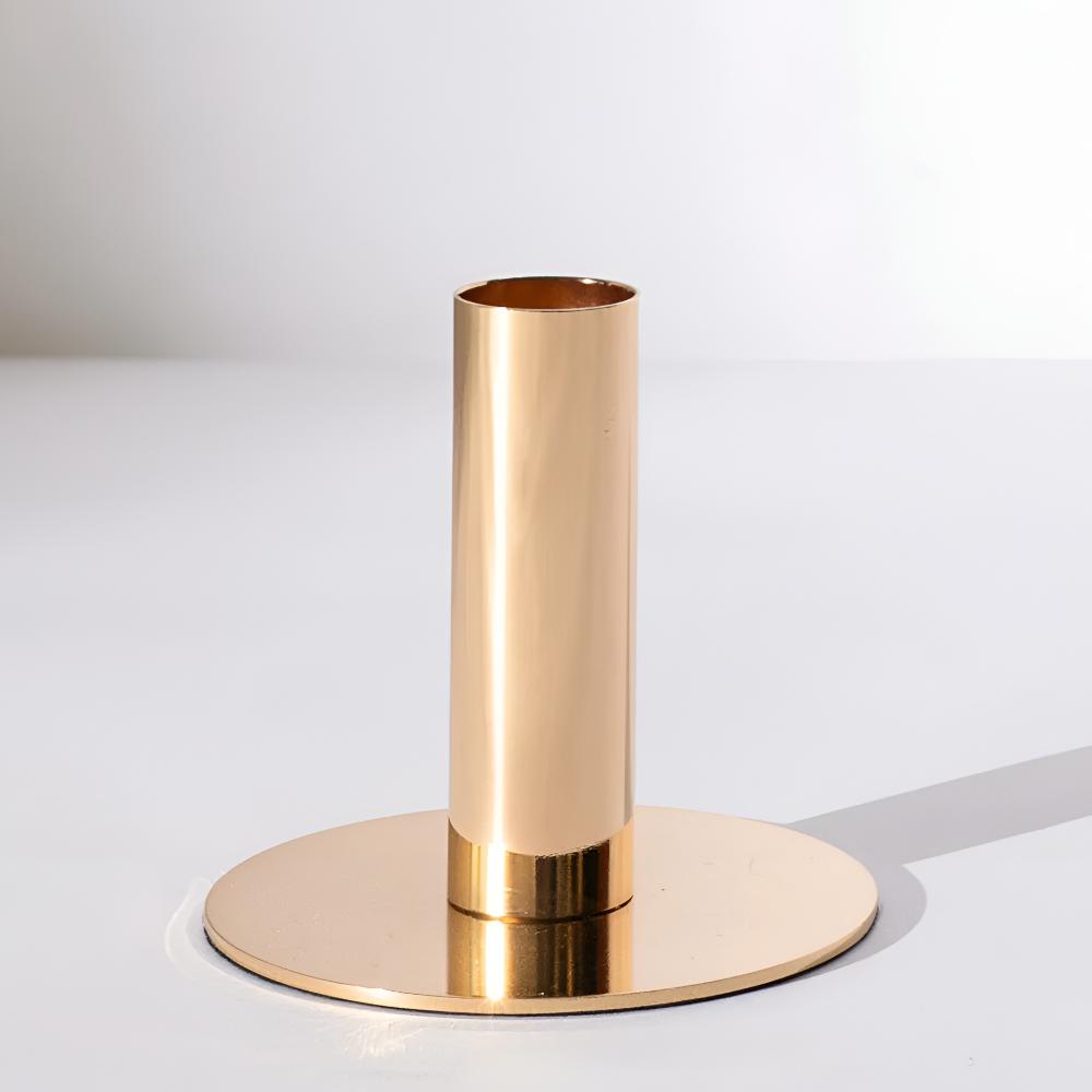 Gold Plated Candle Holder