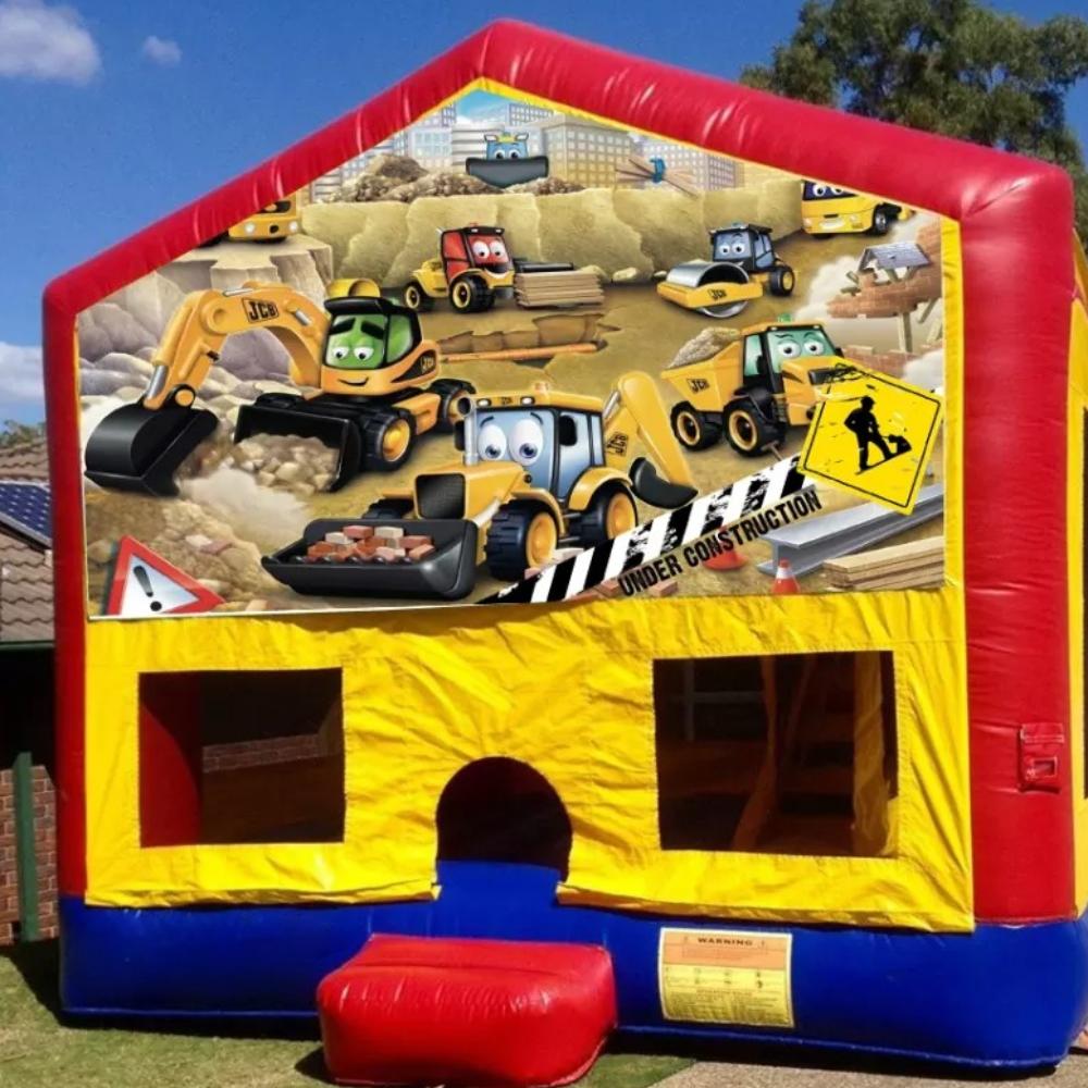 Construction Medium Banner Jumping Castle