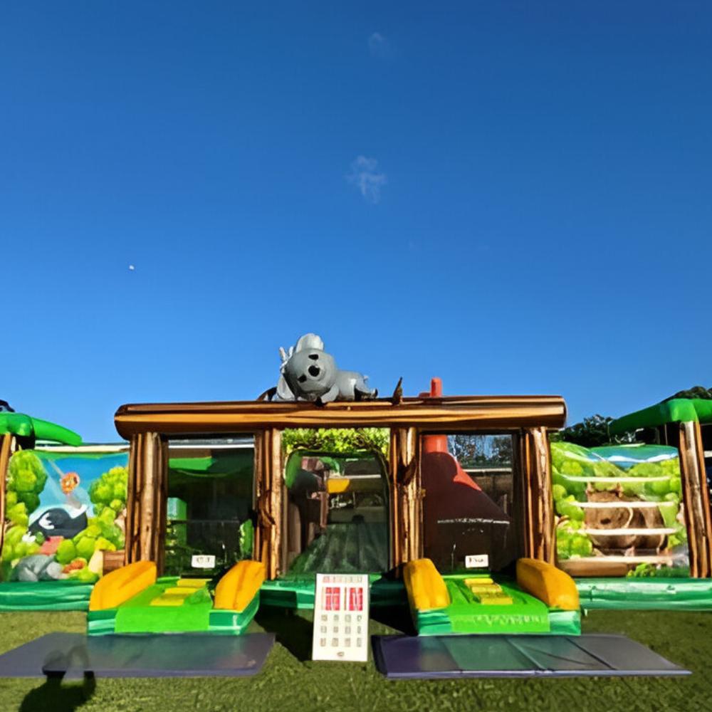 12 x 12m Aussie Animal Adventure 3D Inflatable