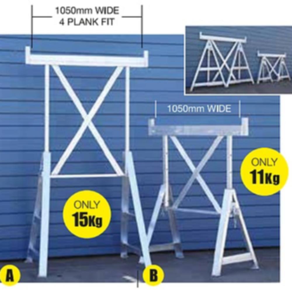 SMALL (820-1,250mm High) Bricklayer Trestles