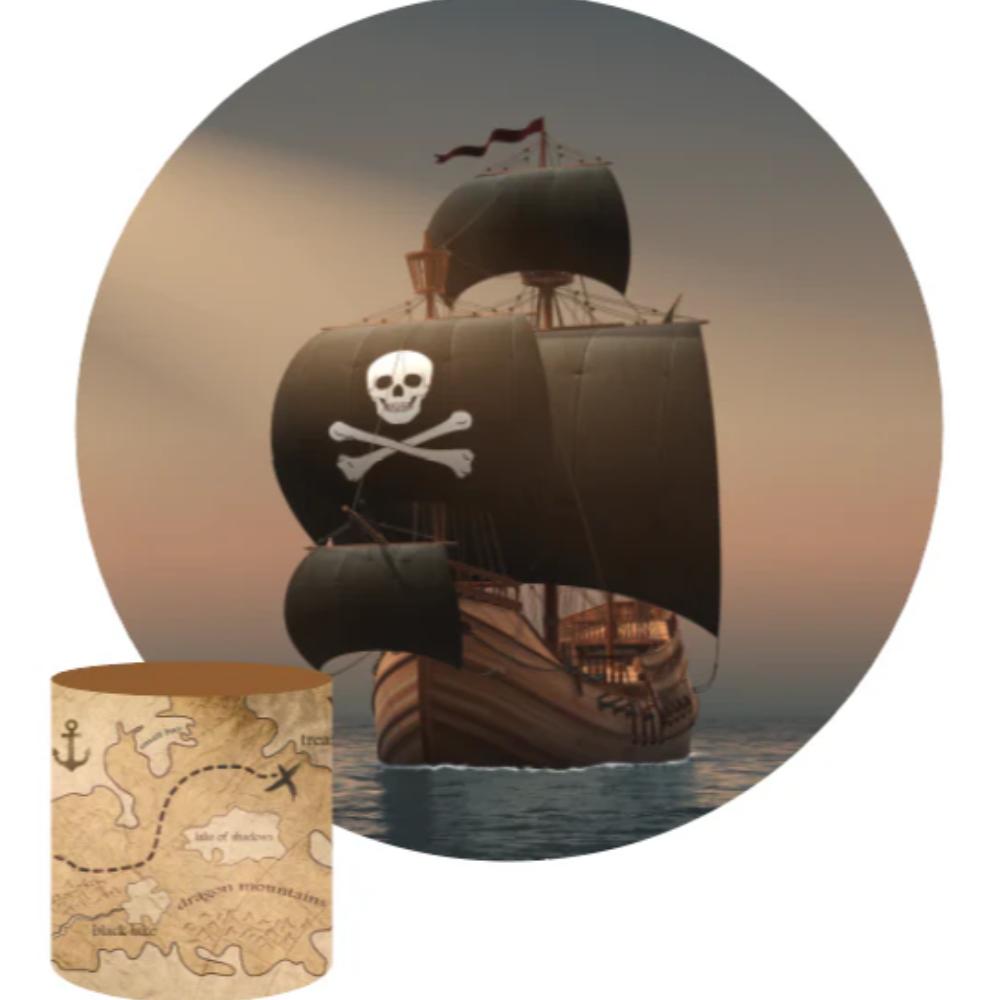 Pirate Round Backdrop Package