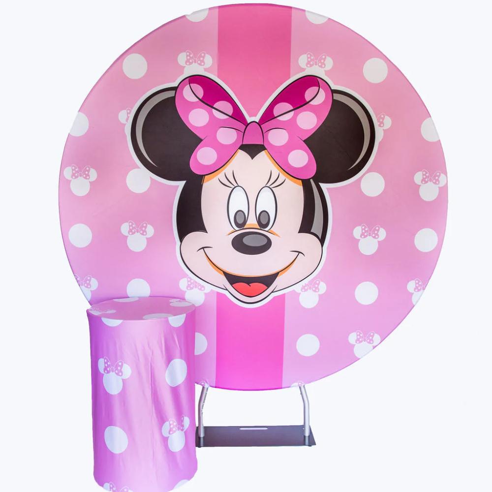 Minnie Round Backdrop package