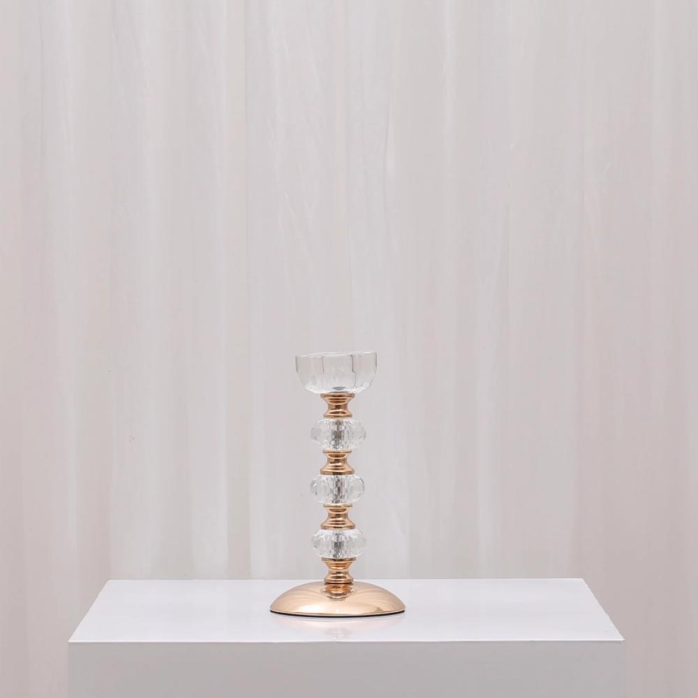 Alessia Candlestick - Medium/ Gold