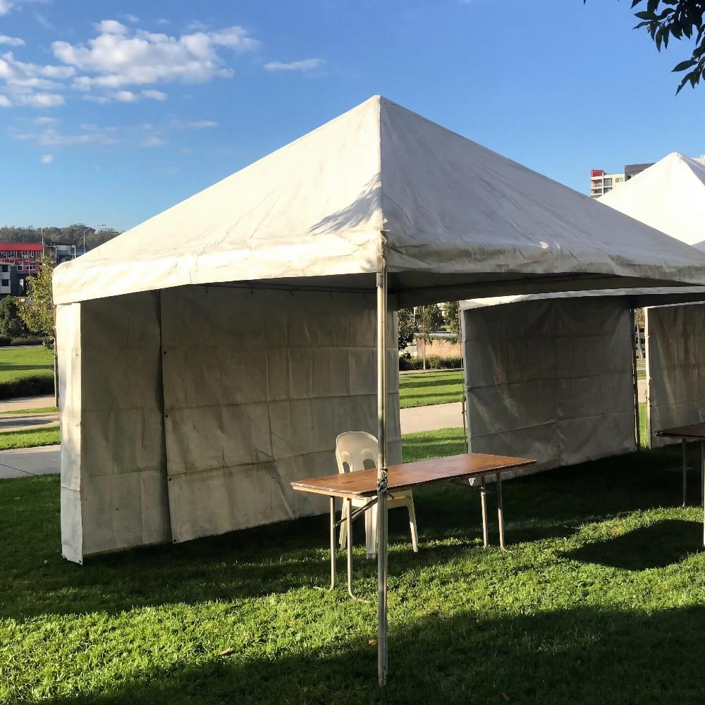 Weighted 3.5m x 3.5m Marquee