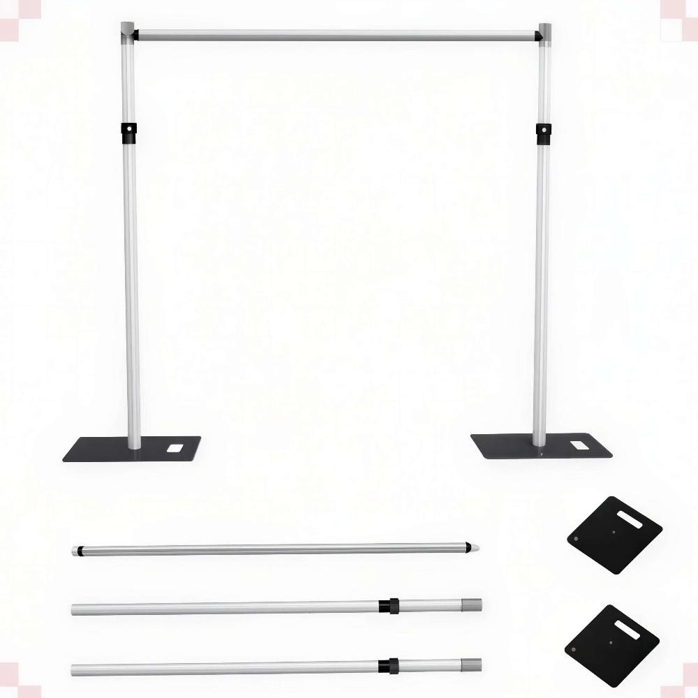Adjustable Telescopic Backdrop Stand - 2.4mts