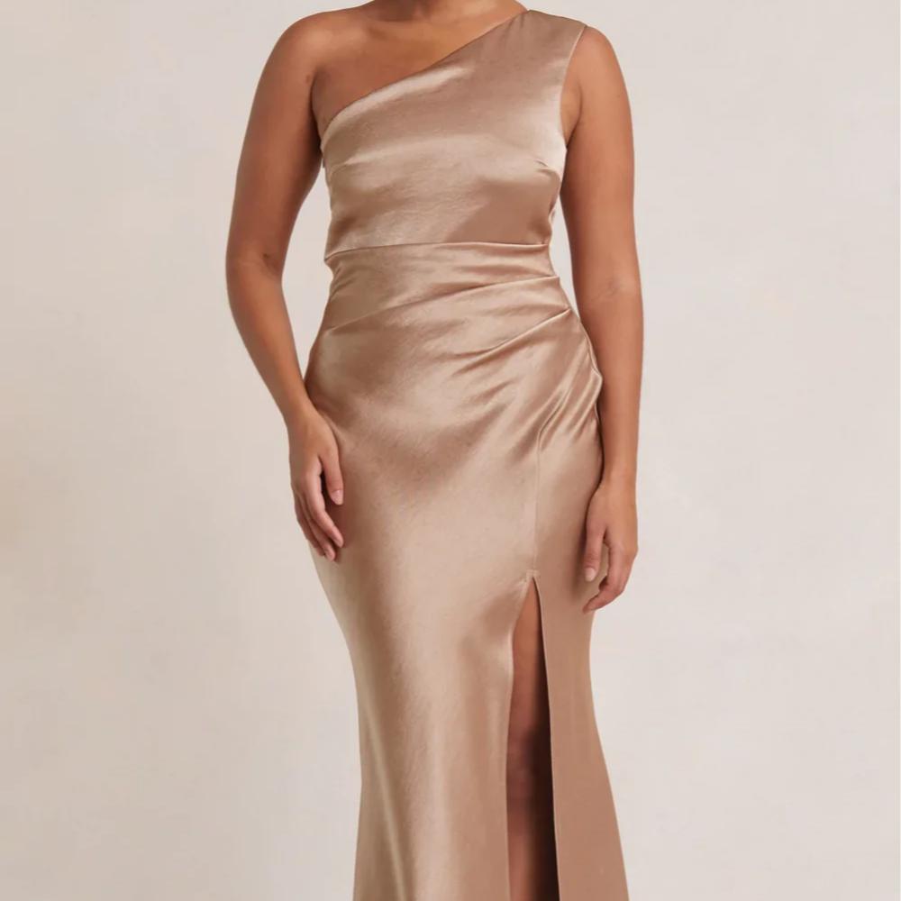 Bec & Bridge Dreamer Asym Dress - Golden Size 6 or Ivory Size 8