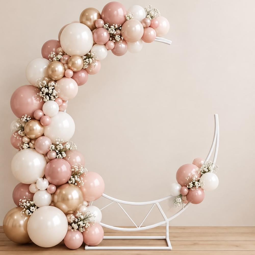 Luna Gold & White Moon Backdrop