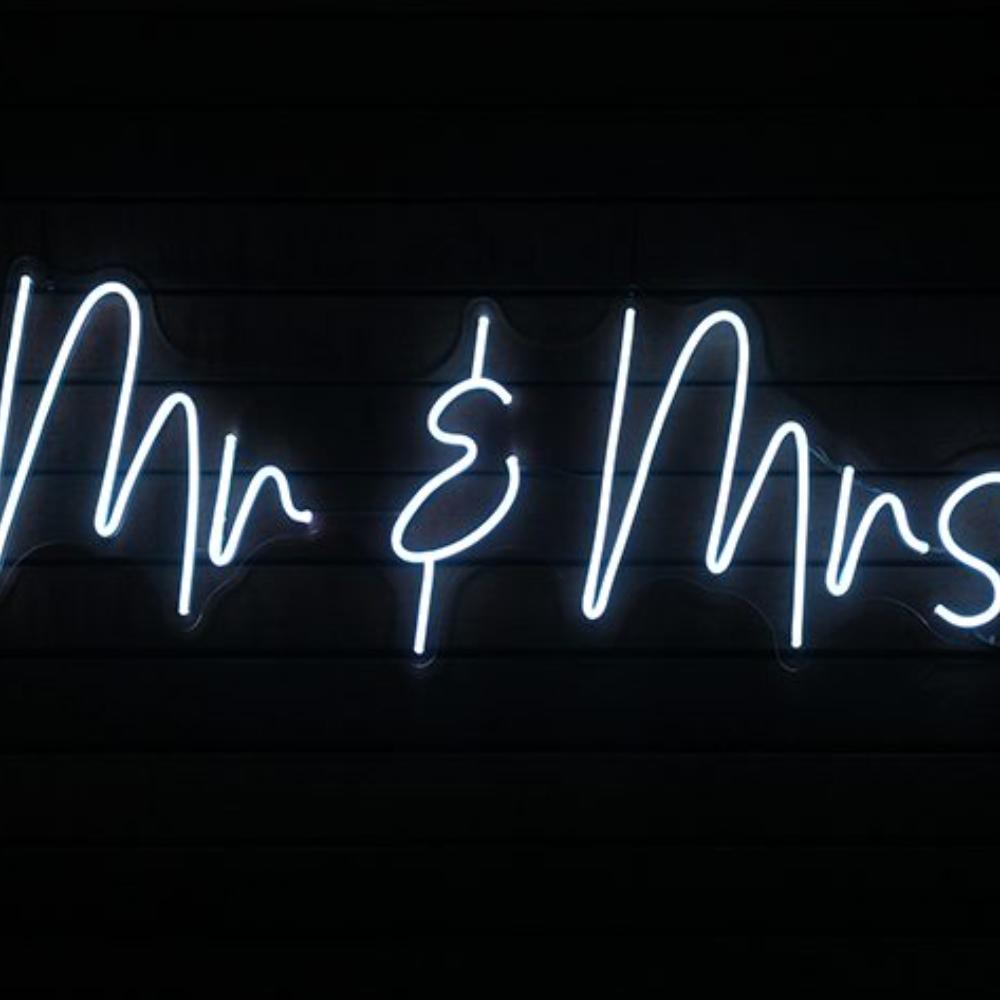 Mr & Mrs Neon Sign